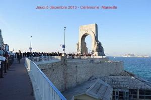 2013 12 05 DECEMBRE a MARSEILLE CEREMONIE MONUMENT AUX ARMEES D ORIENT  (1)
